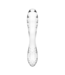 Satisfyer Satisfyer Glass G-Spot Dildo 16 cm Met Texturen Transparant Luxe