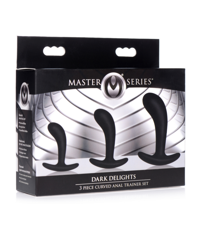 XR Brands XR Brands 3-delige Anale Trainingsset 10-15-20 cm Zwart
