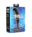 XR Brands Ergonomischer Premium-Silikon-Prostata-Plug Medium für intensive Stimulation
