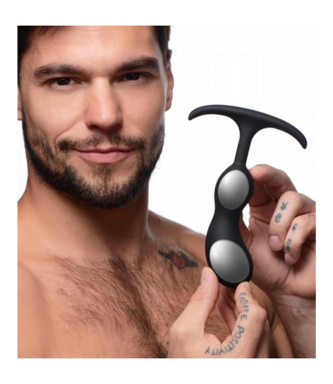 XR Brands Siliconen Gewogen Prostaat Stimulator Medium Met Ergonomisch Design | XR Brands