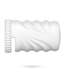 Crushious Crushious Dual Chamber Trainingsmasturbator Met Oplaadbare Vibrator Wit