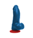 Fuck & Fist Thor S Realistische Gebogen Dildo Blauw 12 cm Met Verwijderbare Zuignap