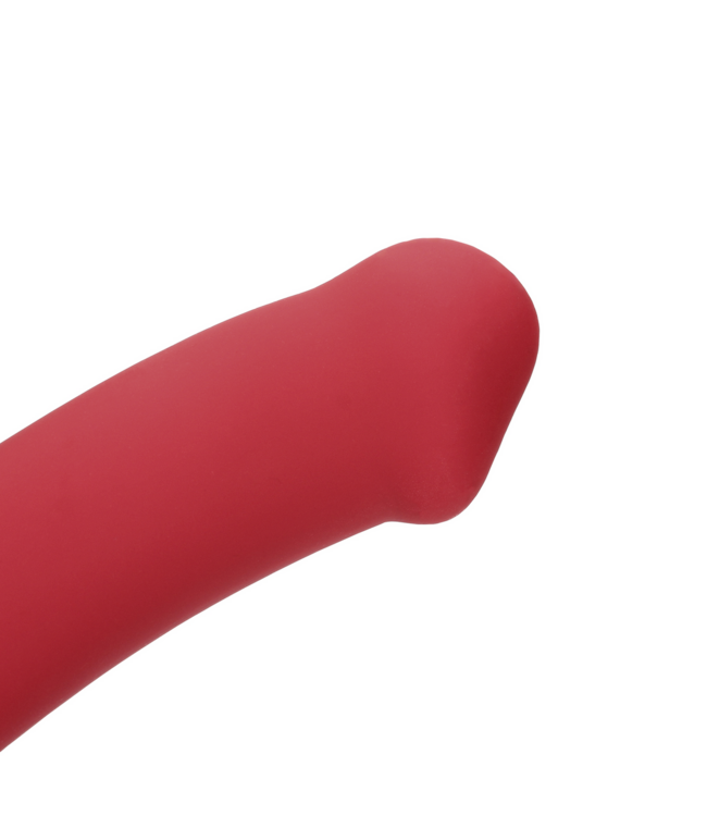 Loveline Großer vibrierender Dildo in Himbeerrot – Loveline by Shots