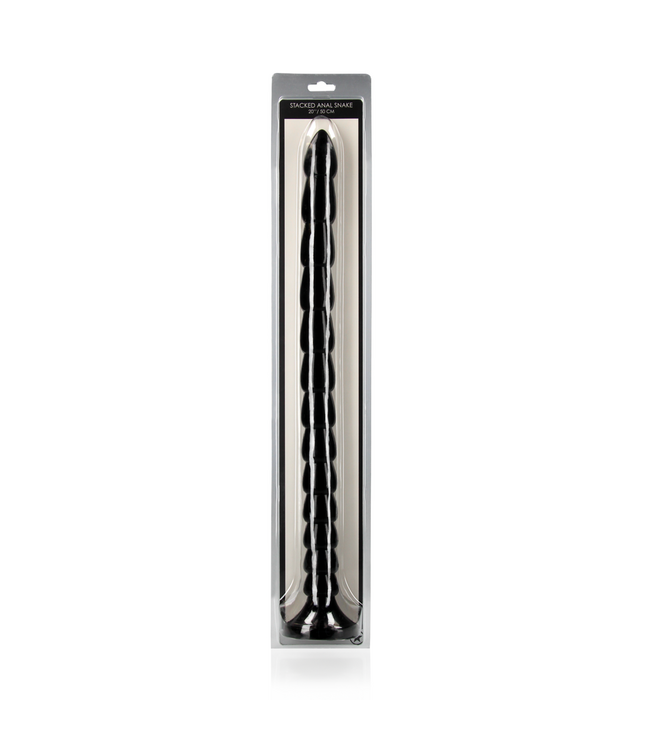 Ouch! Flexibele Anal Snake 55 cm Met Zuignap En Drievoudige Textuur