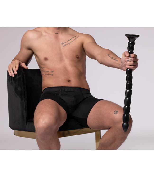 Ouch! Flexibele Anal Snake 55 cm Met Zuignap En Drievoudige Textuur