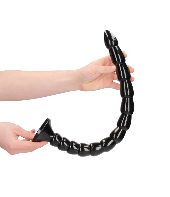 Ouch! Flexibele Anal Snake 55 cm Met Zuignap En Drievoudige Textuur