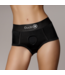 Ouch! Vibrierende Strap-On-Boxershorts XS/S Schwarz – Stilvoller Genuss