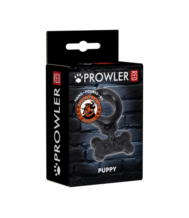 Prowler Red Oxballs PUPPY Schwarz – Stilvoller und bequemer Stimulator für Hundeliebhaber