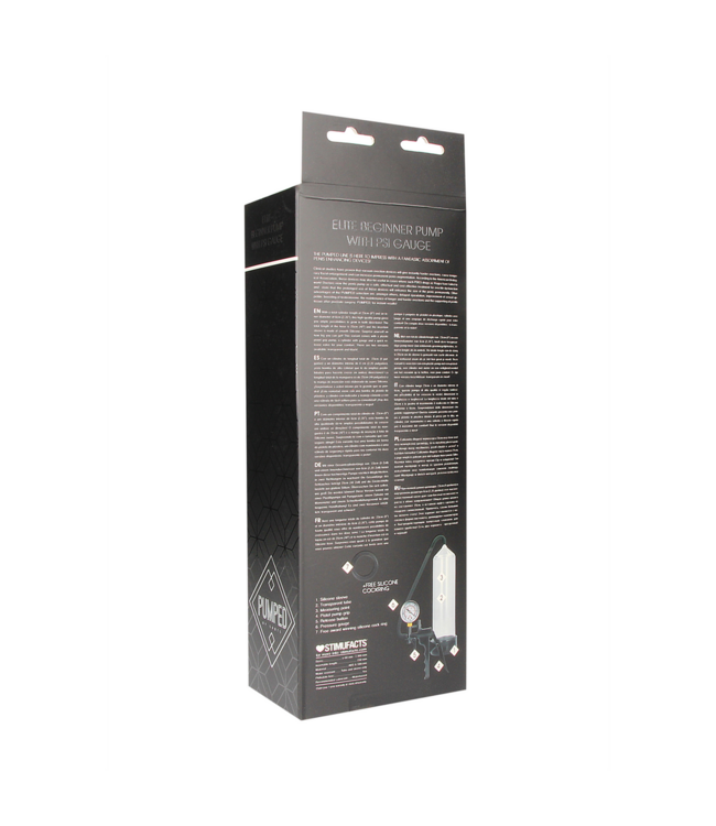 Pumped Elite Beginner Vacuum Pump with PSI Meter – Safe Growth & Comfort
