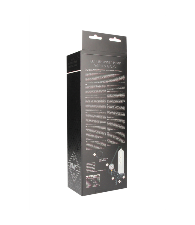 Pumped Pumped by Shots Vacuümpomp 23 cm Met PSI Meter En Siliconen Inbrenghuls