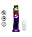 RealRock RealRock 22cm LED Vibrating Dildo - Realistic, Transparent & Versatile