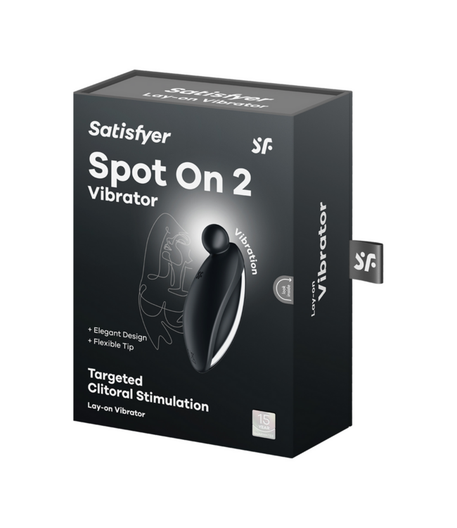 Satisfyer Satisfyer Luxe Lay-On Clitorale Stimulator Zwart Met 12 Vibratieprogramma's
