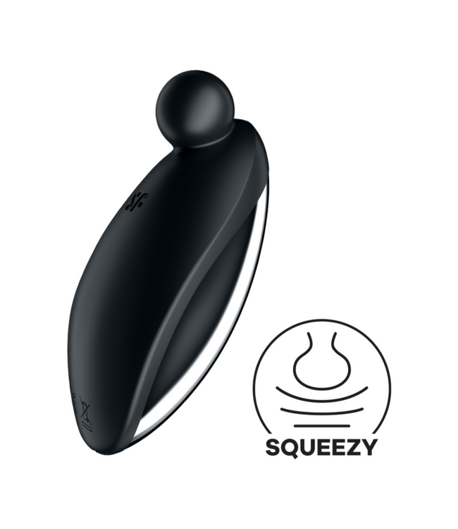 Satisfyer Satisfyer Luxe Lay-On Clitorale Stimulator Zwart Met 12 Vibratieprogramma's