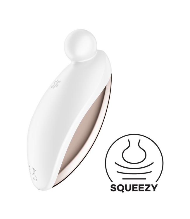 Satisfyer Spot On 2 White – Luxurious Silicone Clitoral Vibrator with 12 Settings