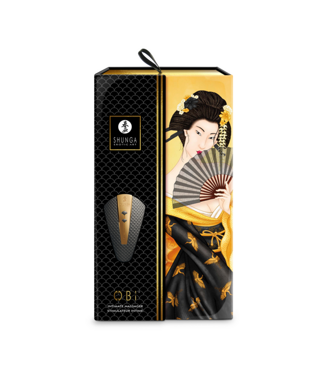 Shunga OBI™ Klitorisstimulator Schwarz – Intensives Vergnügen für Sie