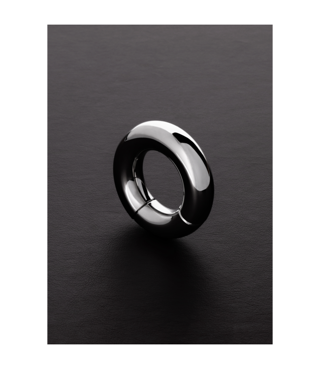 Steel by Shots Roestvrijstalen Magnet Cockring Met Verwijderbare Wig Voor Eenvoudig Gebruik