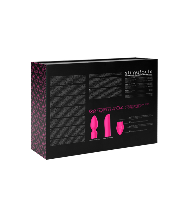 Switch by Shots Pleasure Kit #4: Vibrator with Trio Attachments & 10 Speed Options