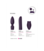 Switch by Shots Switch Pleasure Kit 4 Vibrator Met 10 Snelheden En 2 Verwisselbare Siliconen Opzetstukken Paars