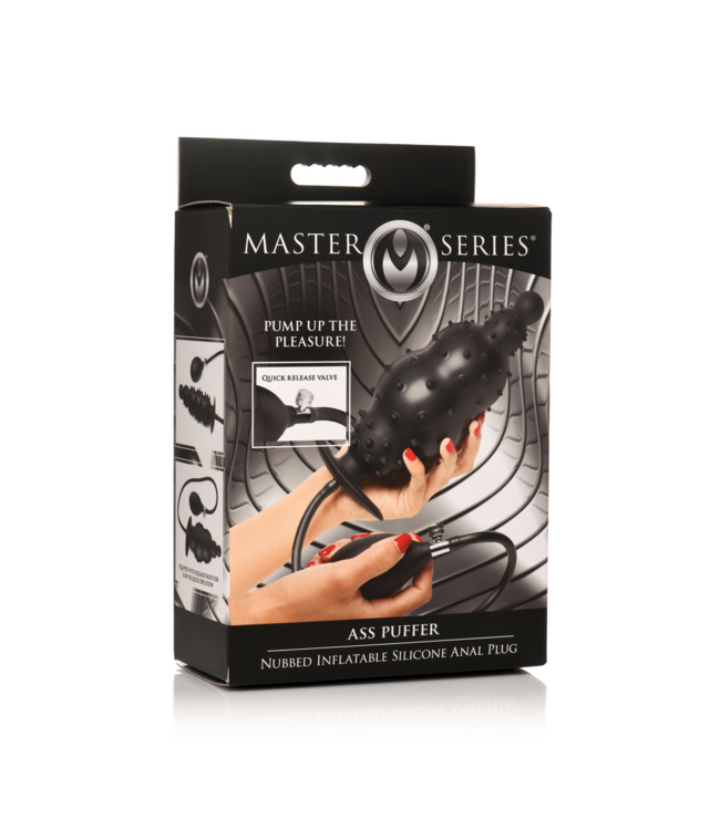XR Brands Aufblasbarer Analplug mit Noppen – 76,2 cm für intensive Stimulation
