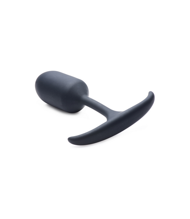 XR Brands Siliconen Verzwaarde Anaalplug 13,9 cm Met Taps Toepasselijk Design Voor Comfort