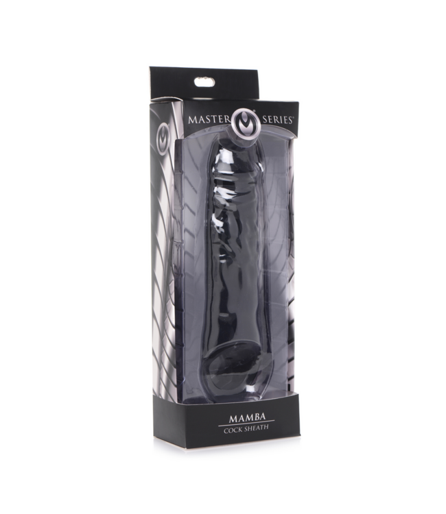 XR Brands XR Brands Realistische Penisverlenger 36,3 cm Met Holle Schacht Voor Langdurige Erectie