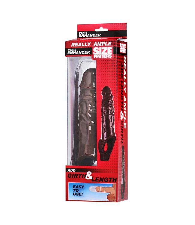 XR Brands Dubbele Erectie Sleeve Van TPR Voor Omvang en Stevigheid – XR Brands