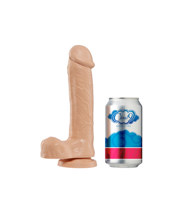 Cloud 9 YOUR ENTREPRENEUR Realistische 22,9 cm Dildo Met Zuignap En Geaderde Schacht