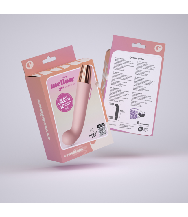 Crushious Crushious Mini G-Spot Vibrator Roze Met 10 Vibratiestanden En Siliconen