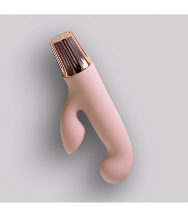 Crushious Crushious Mellow Mini Konijn Vibrator Roze - Compacte Siliconen Met 10 Modi