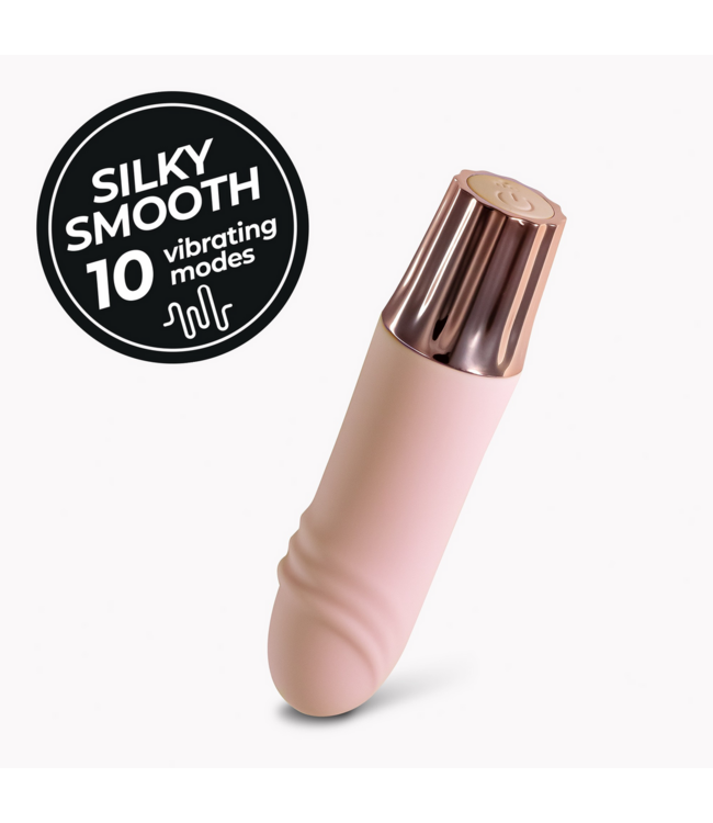 Crushious Crushious Compact Vibrator Roze Met 10 Vibratiestanden En Siliconen