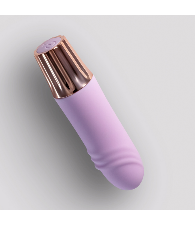 Crushious Crushious Mini Vibrator Lavendel Met 10 Vibratiestanden En Siliconen Afwerking