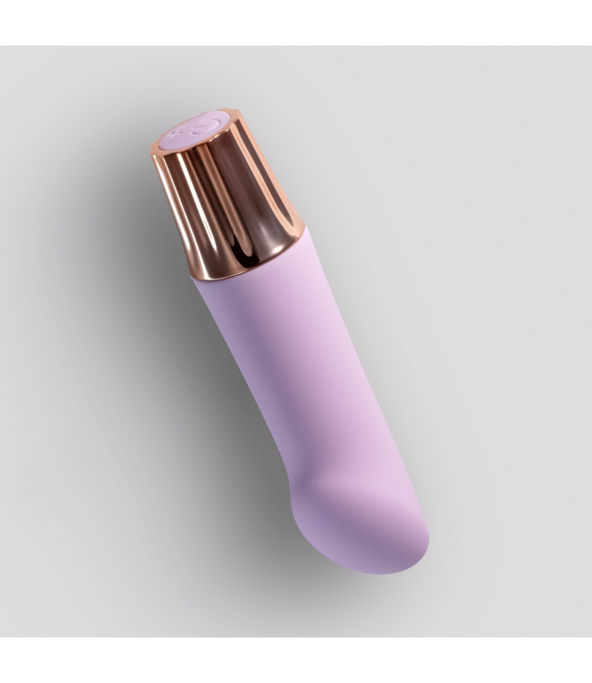 Crushious Mellow Angler Mini G-Spot Vibe - Discreet with 10 Settings, Lavender
