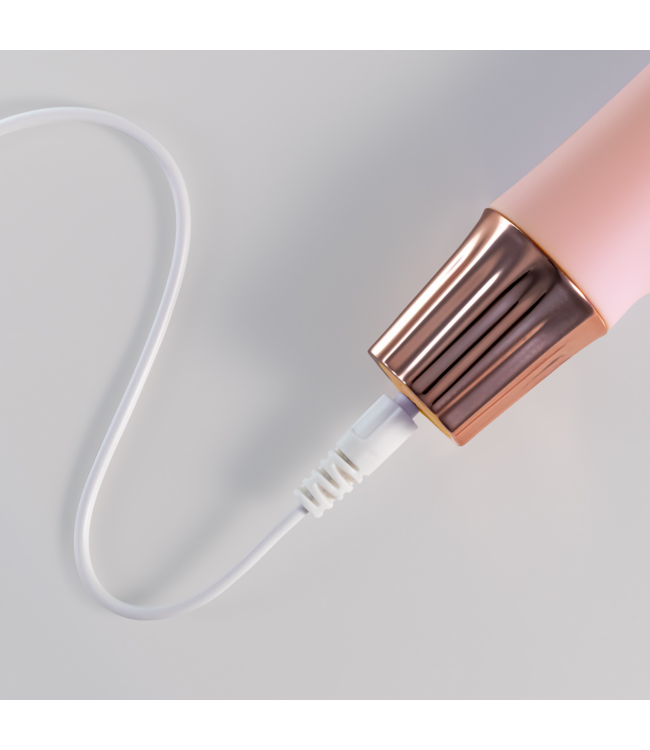 Crushious Crushious Mini Vibrator Roze Met 10 Vibratiestanden – Compact & Stil