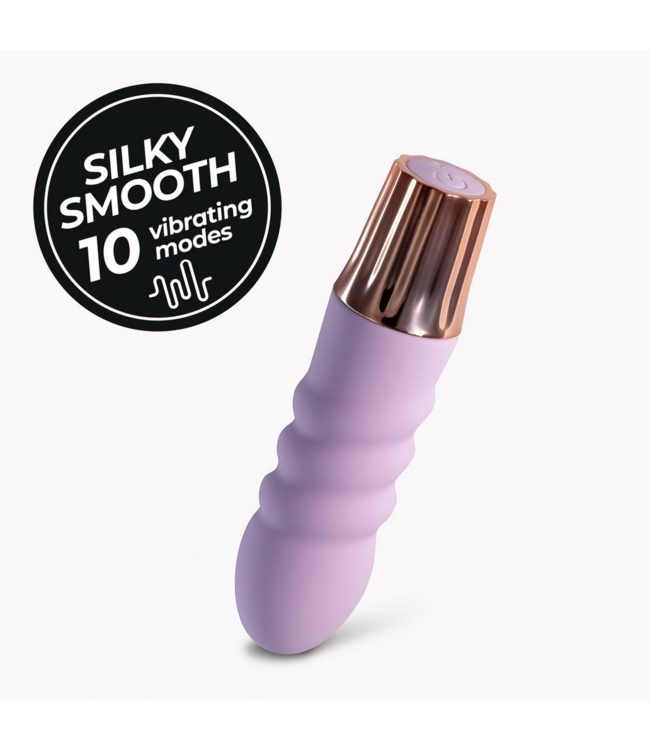 Crushious Mellow Bubbles Lavender Mini Vibrator – Compact, Quiet & Powerful