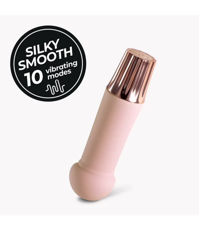 Crushious Mellow Mini Wand Vibrator Pink - Compact, Powerful & 10 Settings