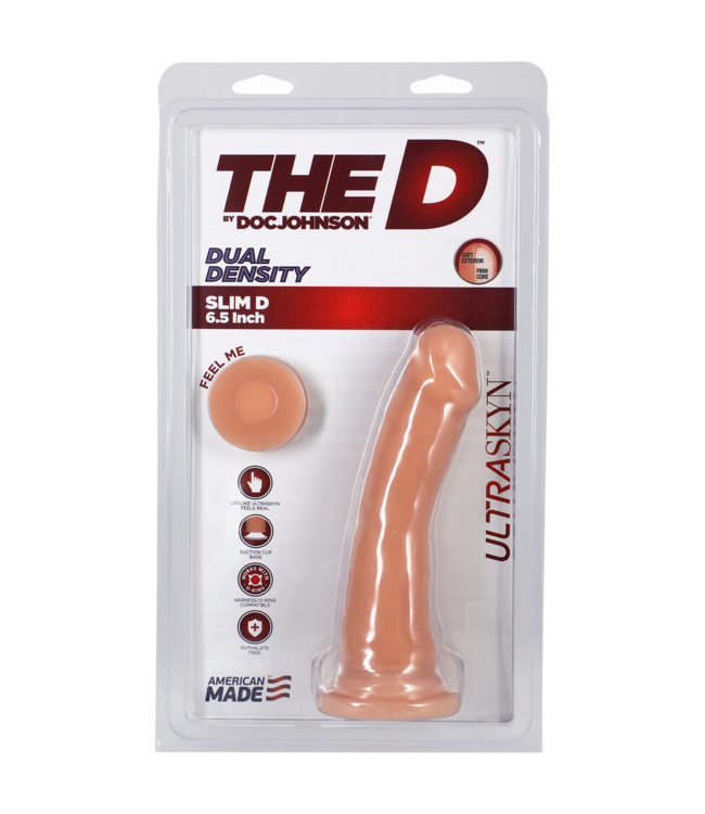 Doc Johnson Doc Johnson ULTRASKYN Dildo 16,3 cm Met Dubbele Dichtheid Voor Natuurlijk Gevoel