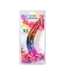 Doc Johnson Vibrant Realistic Rainbow Dildo with Suction Cup - 9.5 Inch