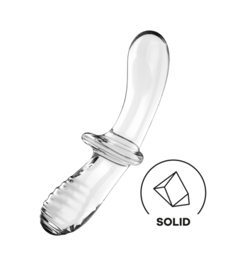 Satisfyer Satisfyer Double Crystal 18cm Glass Dildo for Dual Stimulation