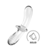 Satisfyer Satisfyer Double Crystal Glazen Dildo 18 cm Transparant Duurzaam