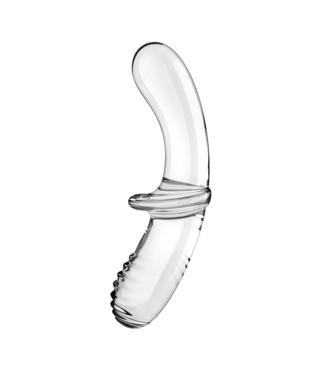 Satisfyer Satisfyer Double Crystal Glazen Dildo 18 cm Transparant Duurzaam