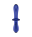 Satisfyer Satisfyer Double Crystal 20 cm Glazen Dildo Met Twee Texturen Lichtblauw