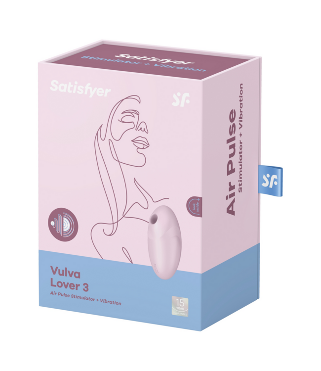 Satisfyer Satisfyer Dubbele Air Pulse Vibrator Met 11 Air Pulse- En 10 Vibratie-Instellingen