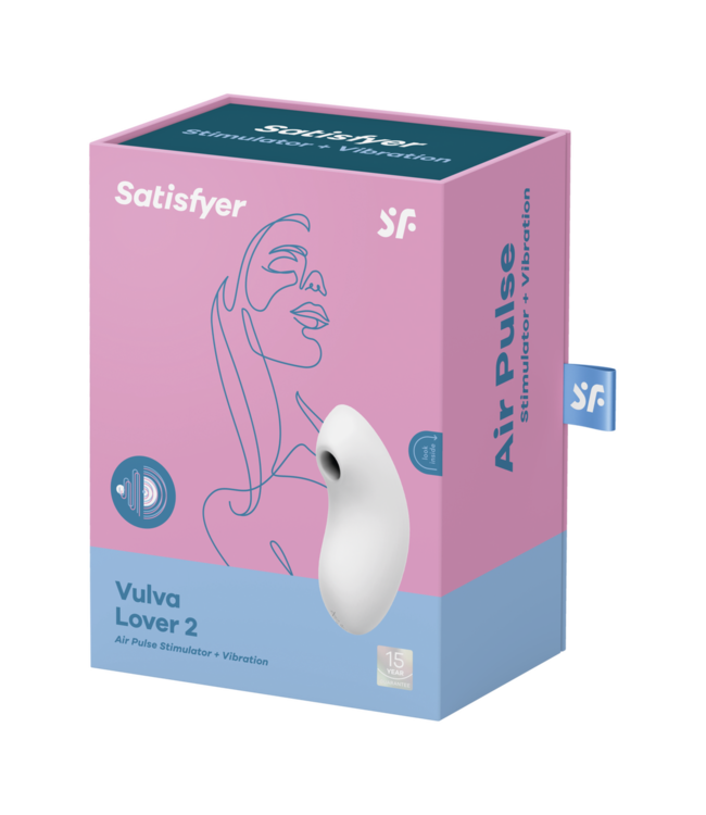 Satisfyer Satisfyer Dubbele Air Pulse Vibrator Wit Met 11 Puls- En 10 Vibratie-standen