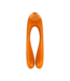 Satisfyer Candy Cane Finger Vibrator - Compact & Powerful Pleasures in Orange