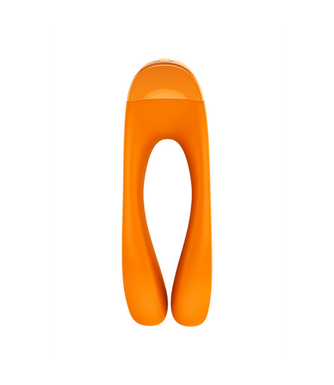 Satisfyer Satisfyer Compacte Vingervibrator Oranje Met Krachtige Motor 12 cm