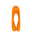 Satisfyer Candy Cane Finger Vibrator - Compact & Powerful Pleasures in Orange