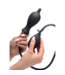 XR Brands Siliconen Opblaasbare Buttplug 3 cm Diameter Met Verstelbare Expansie 62 cm