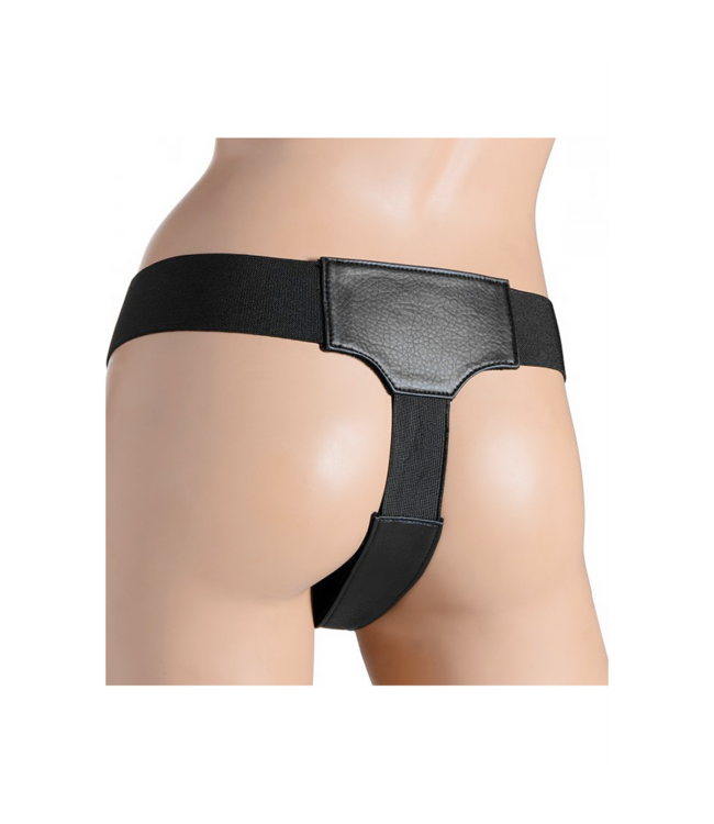 XR Brands Bella Adjustable Velour Strap-On Harness - Comfortable & Stylish Fit