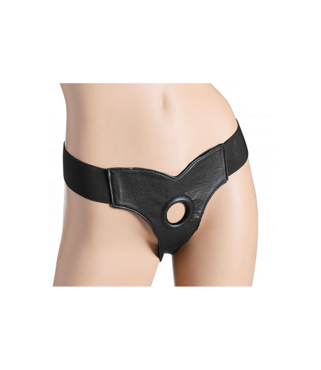 XR Brands Bella Adjustable Velour Strap-On Harness - Comfortable & Stylish Fit