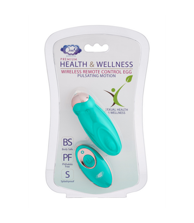 Cloud 9 Cloud 9 Draadloos Oplaadbaar Vibro-Ei Met Afstandsbediening En 10 Functies
